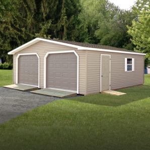 Two-Car Modular Garages from Pine Creek Structures