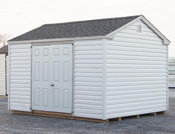 10x12 Economy Style Peak Storage Shed built at Pine Creek Structures of Berrysburg
